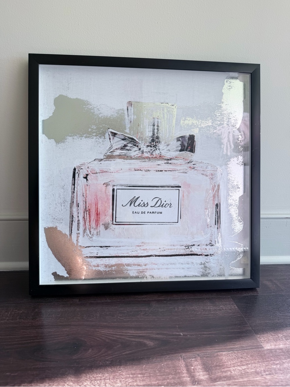 Dior Miss Dior Wall Art in Pink, Gold, Black